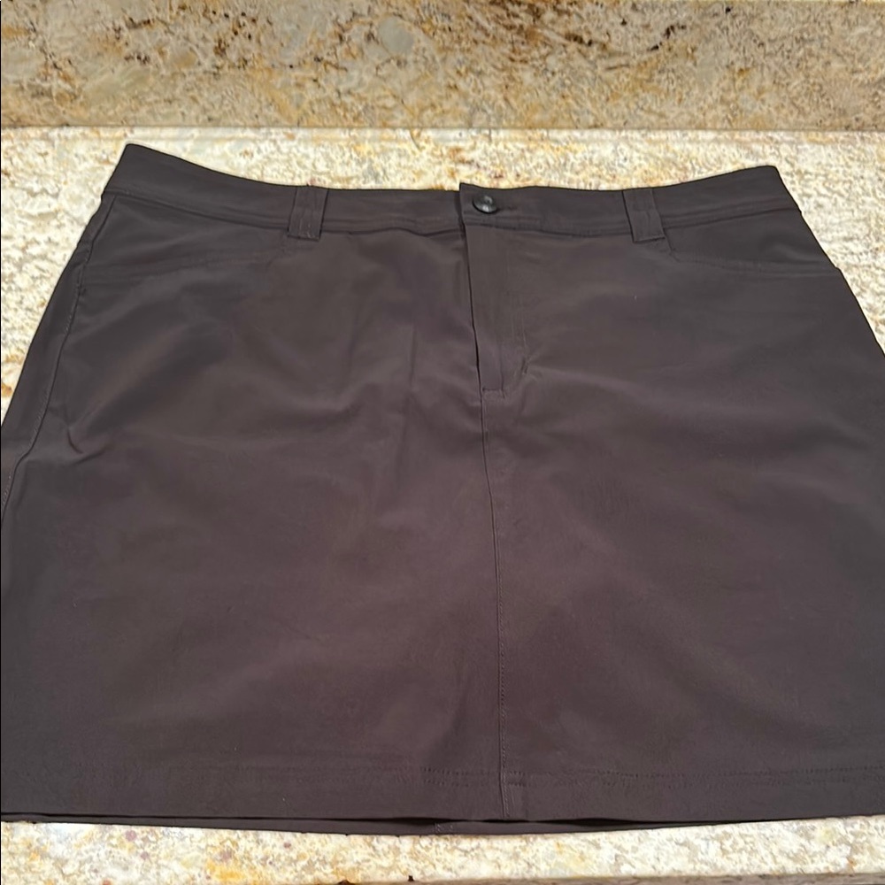 Eddie Bauer Black Skort lined size 14